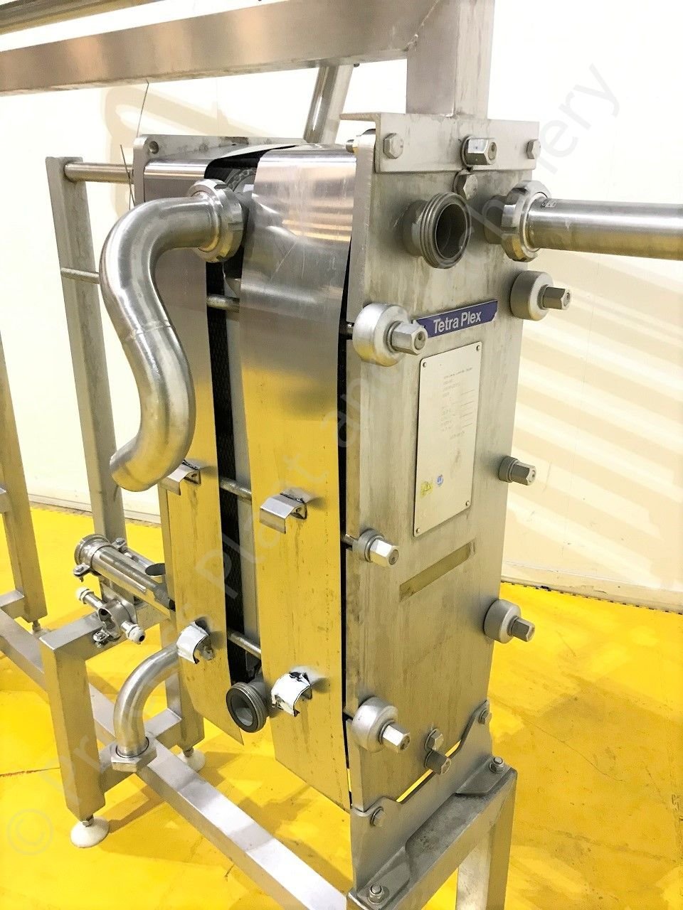 Used Alfa Laval MS6SR Plate Heat Exchanger with Holding TubesPPM Ltd